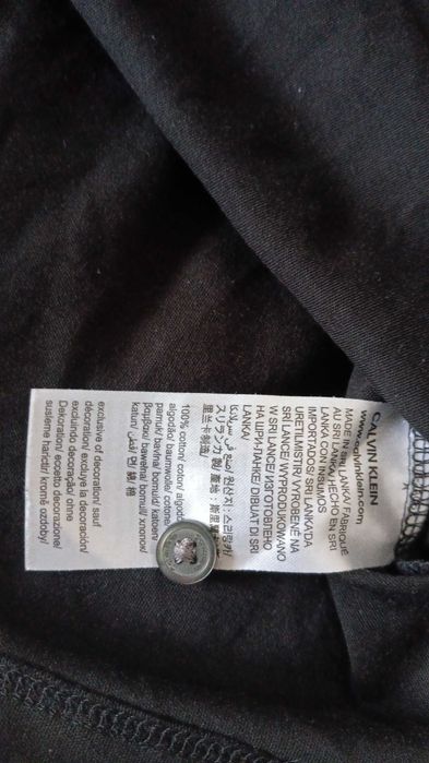 T-shirt CK czarny rozm.L