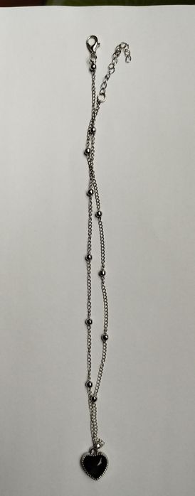 Кольє з серцем що міняє колір