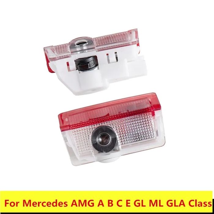 Luz presença porta logo AMG