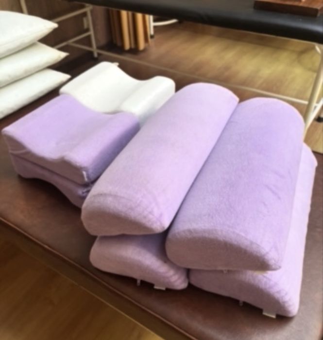Conjunto de Almofadas e Rolos de Posicionamento para Fisioterapia