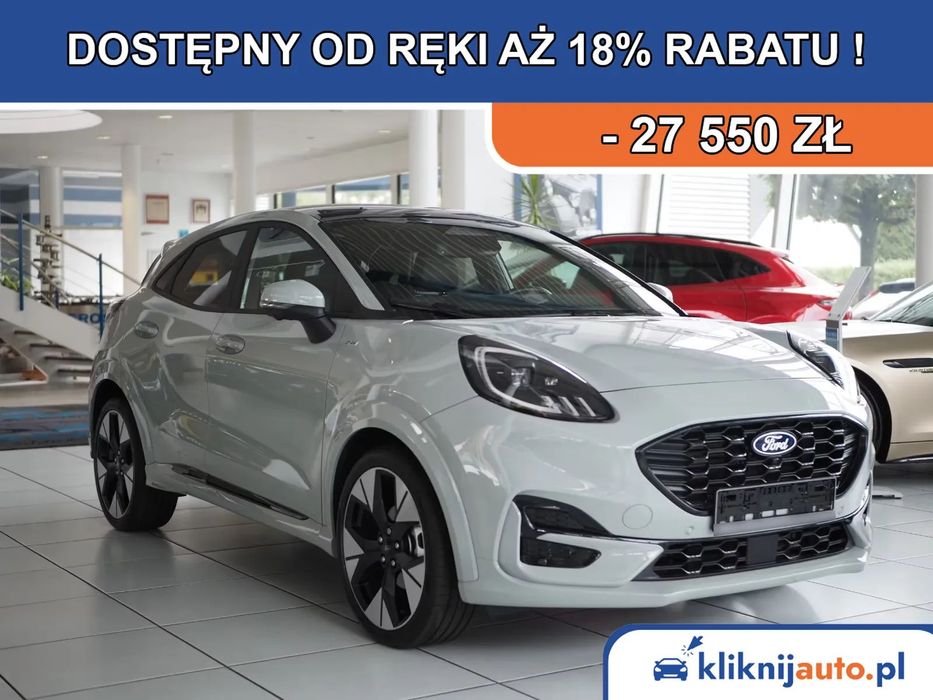 Ford Puma | St-Line X | 1.0 Ecoboost Hybrid 125KM | FWD | Automat
