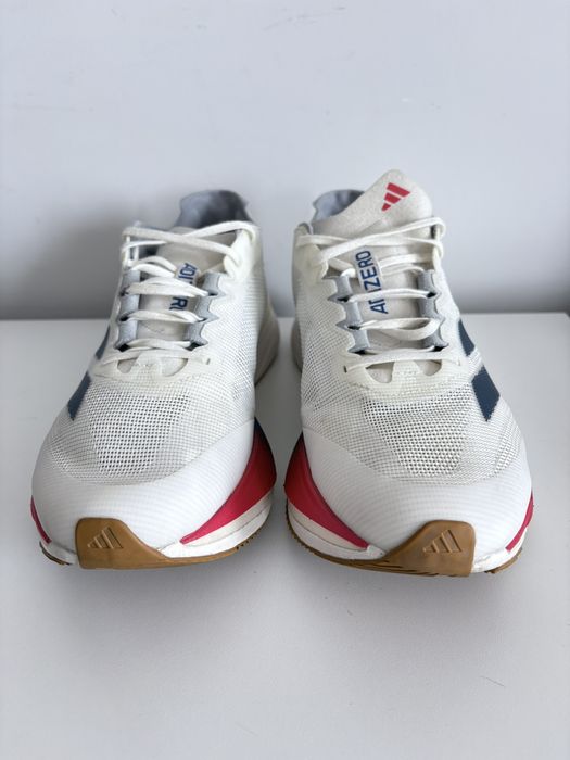 Adidas Adizero Boston 12 Lightstrike Pro Białe Do Biegania Rozmiar 42 2/3