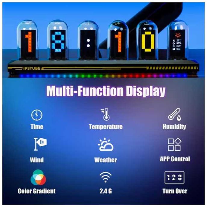 Relogio de tubo Nixie