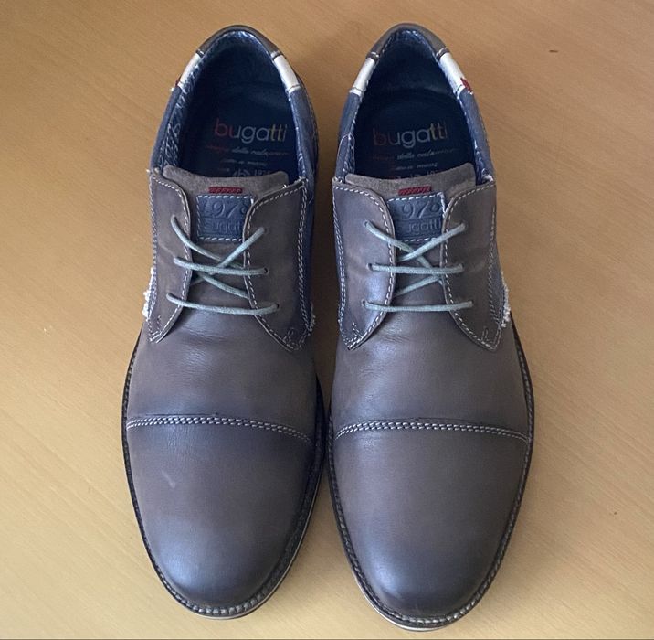 Туфлі bugatti шкіряні стильні ідеальні