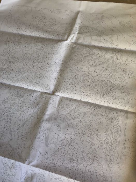 Tela de pintura acrílica nova