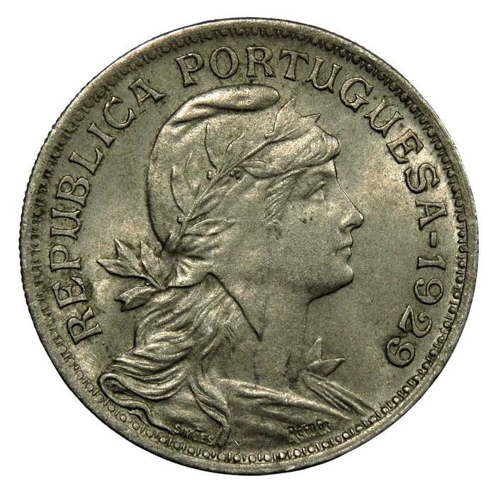 Republica Portuguesa - 50 Centavos 1929 / Quase Soberba.