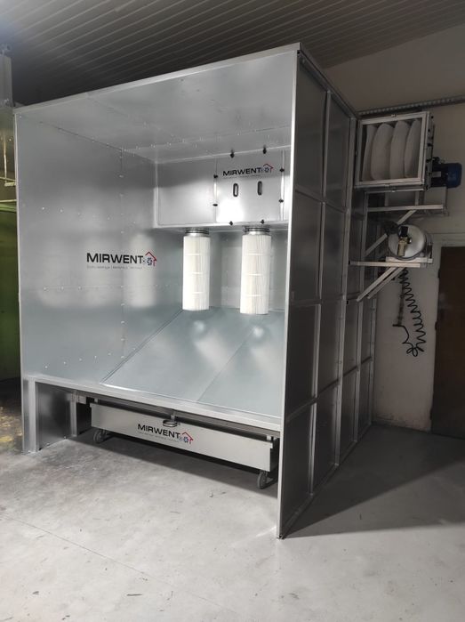 Kabina do malowania proszkowego na wymiar MIRWENT