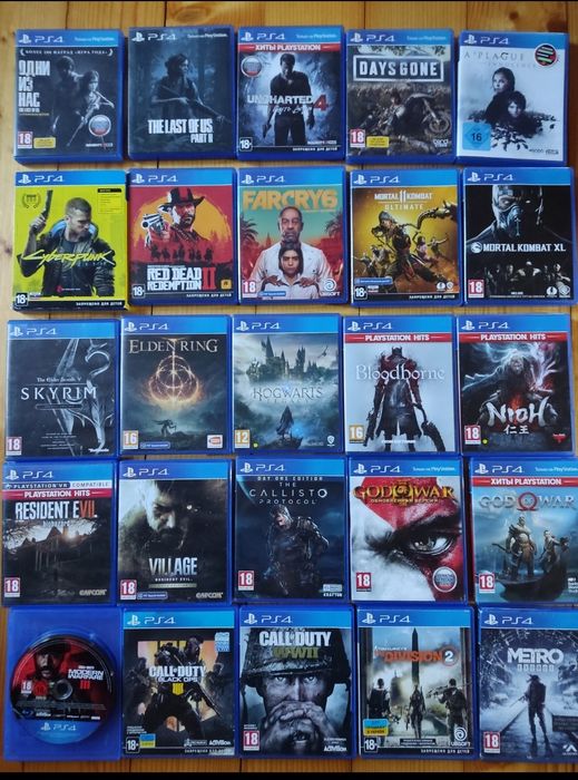 Ігри PS4 PS5 диски