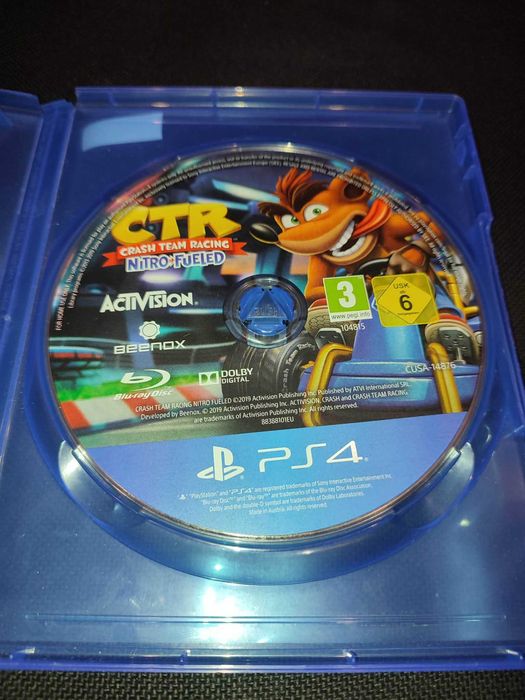 Okazja!!! Gra Crash Team Racing Nitro Fueled na Playstation 4 i 5 Ps4!