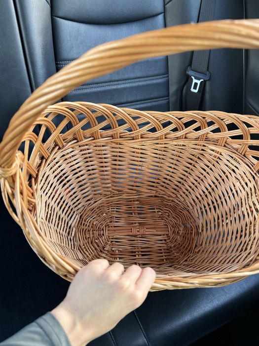 Кошик плетений, корзина плетена, корзина плетеная, великдень, пасха