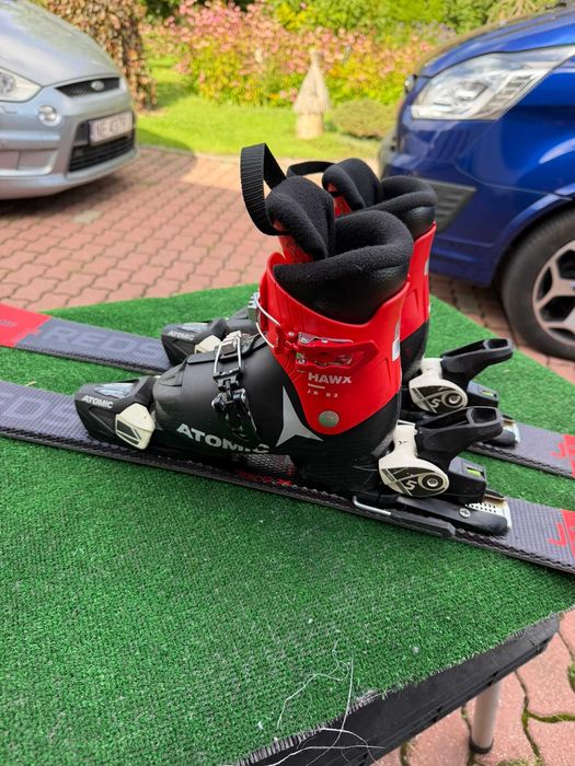 Zestaw narciarski dla dziecka Atomic Redster J2 90cm + Buty Atomic Hawx JR R2 18-18,5