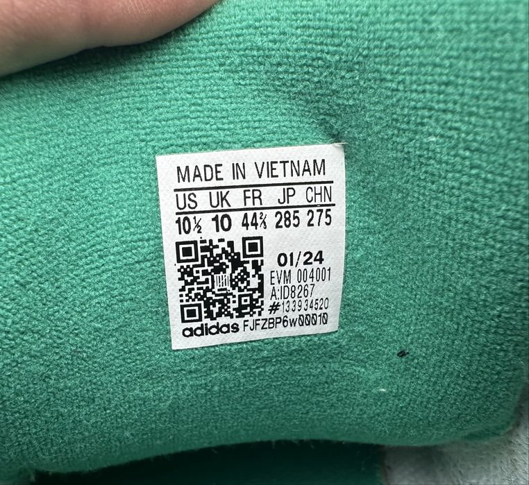 Кросівки чоловічі Adidas Adimatic Shoes Green ID8267  44 розміру