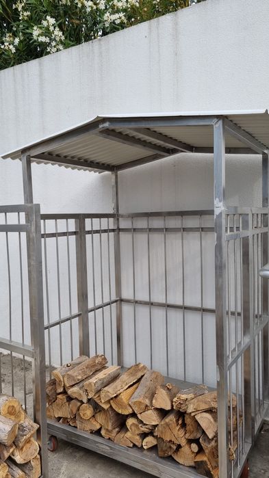 Carro para lenha - jardim