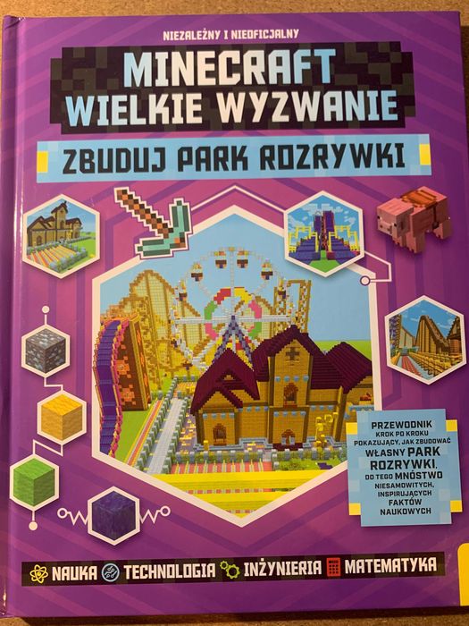 Minecrawt wielkie wyzwanie zbuduj park rozrywki.