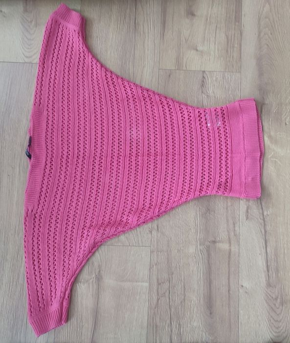 Różowy sweter z krótkim rękawem typu nietoperz,XS, Esmara