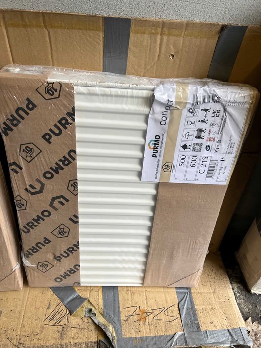 NOWY grzejnik PURMO Compact 500x600 w folii z uchwytami