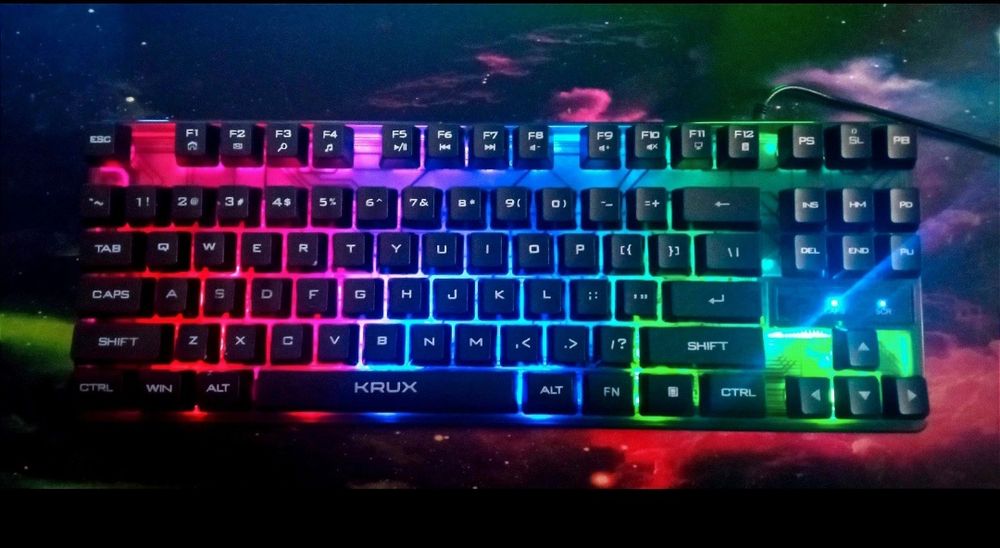 Klawiatura przewodowa Krux Solar tkl [ DEFEKT]