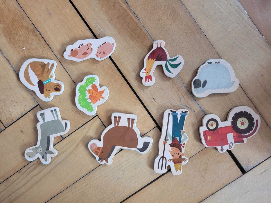 DJECO magnesy układanka ZWIERZĘTA Magnimo 2+