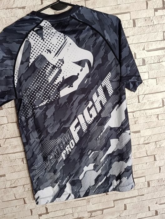 Nowa męska koszulka sportowa Venum Rashguard Tecmo roz.XXL