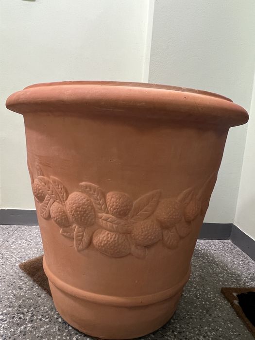 Tuscan Donica ceramiczna nieszkliwiona XXL