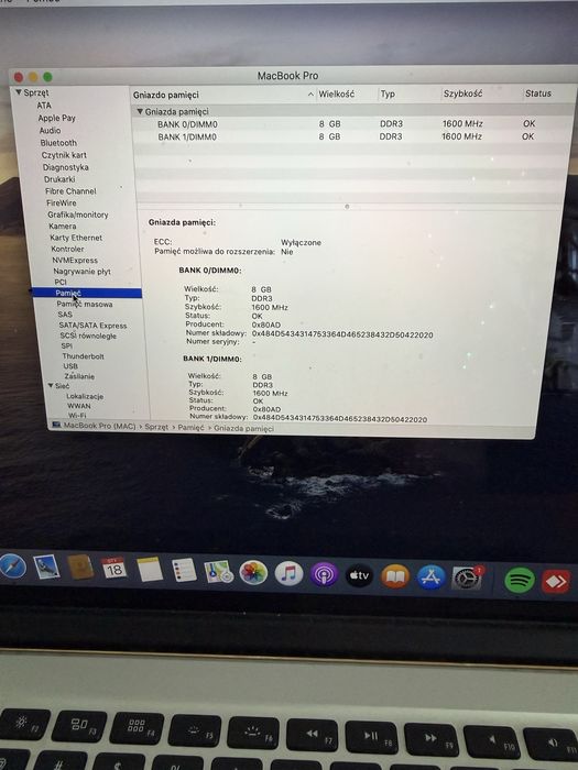 MacBook Pro  A1398 15,4”
