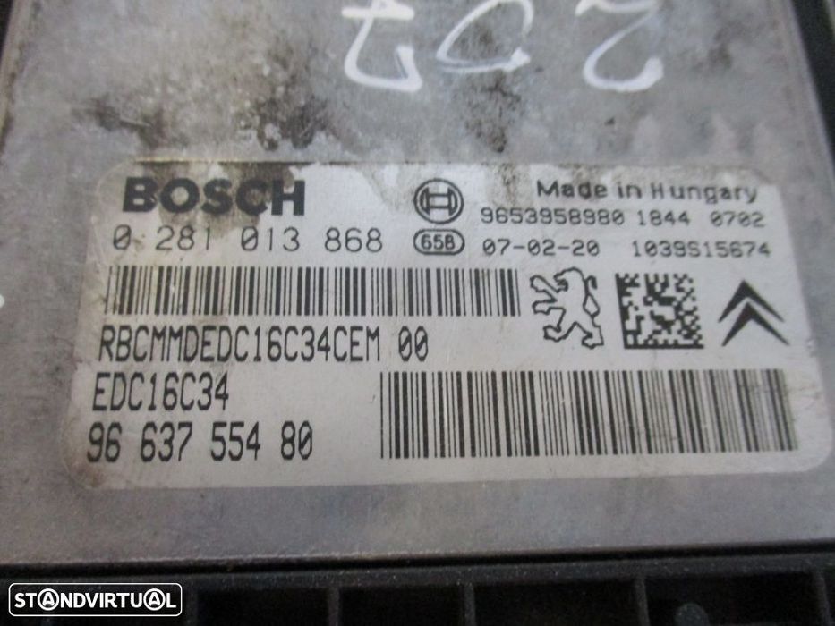 Centralina motor Peugeot 1.6 Hdi Bosch