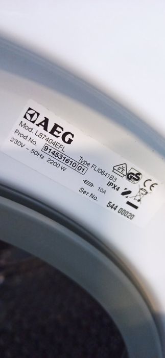 Пральна машинка AEGна 10кг.