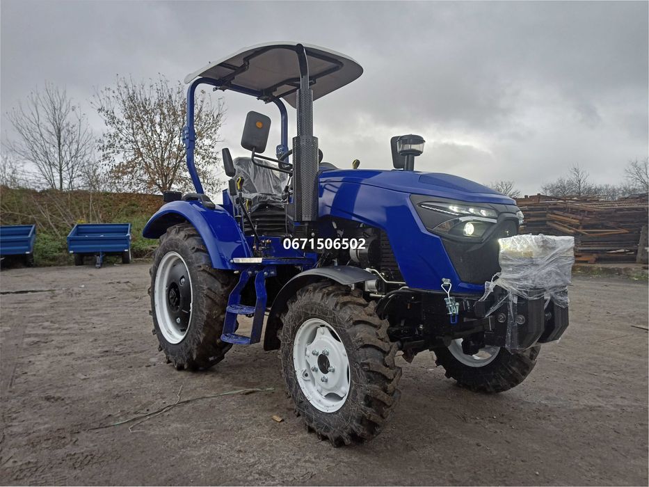 Мінітрактор Файтер Т-254 Примусова гідравліка Посилена КПП  доставка