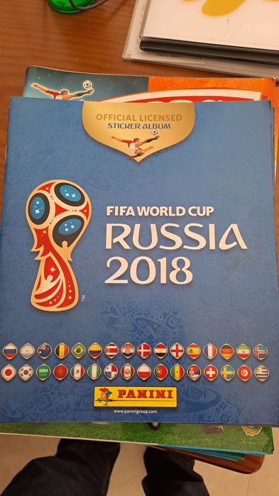 Carderneta Panini Russia 2018 Vazia
