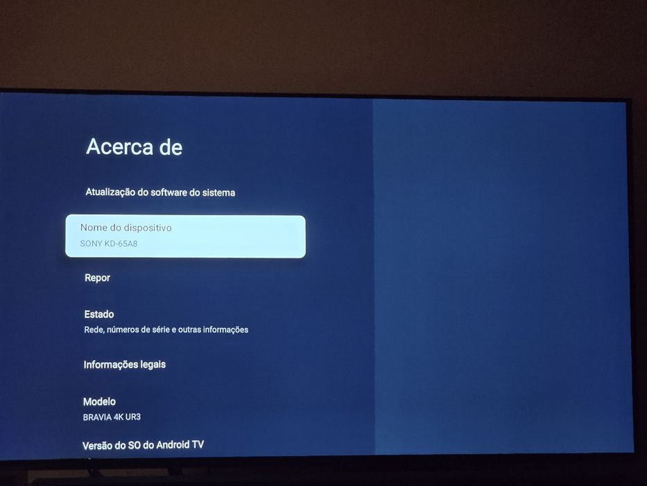 Tv OLED - Sony 4k 65"