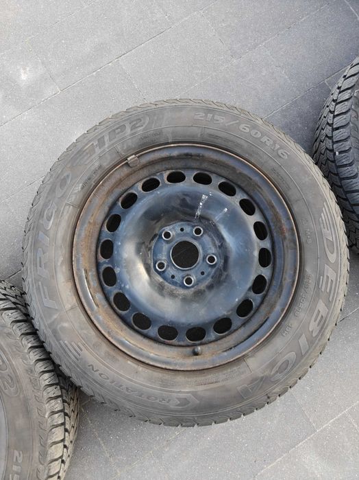 Komplet kół 5x112 VW 215/60/R16 23r. zima