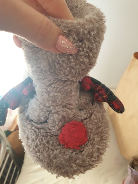 Piękne ciepłe kapcie rozm.21/22