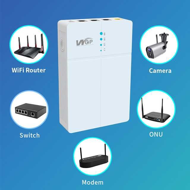 Mini ups Дбж WGP 13500mAh 27W повербанк для роутера безперебійник