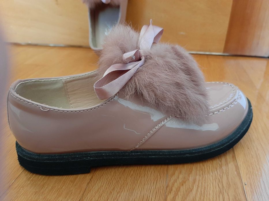 Sapatos menina rosa classicos