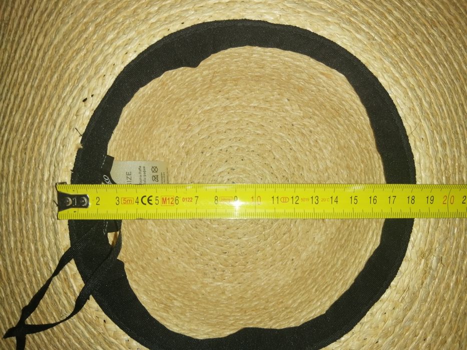 TARANKO kapelusz słomkowy z rafii duży piękny cudo