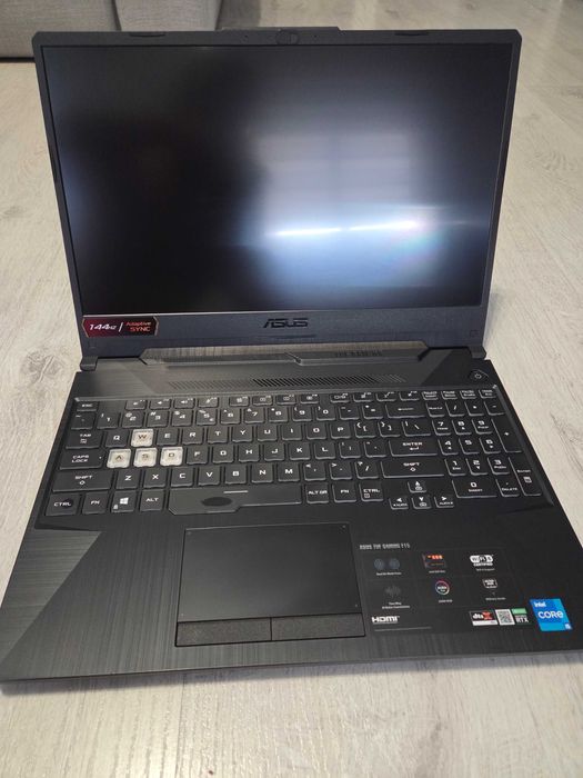 Laptop gaming ASUS TUF F15 Intel i5-11400H 32GB RAM nVidia RTX 3060 250GB SSD Windows 11 Pro