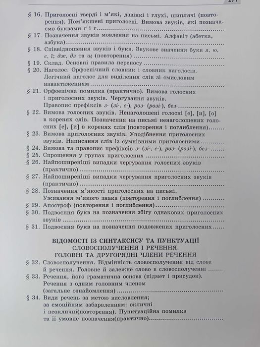 Українська мова О.Глазова 5 клас підручник з мови