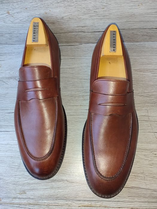 Clarks 44р туфли мужские Новые лоферы кожаные Индия