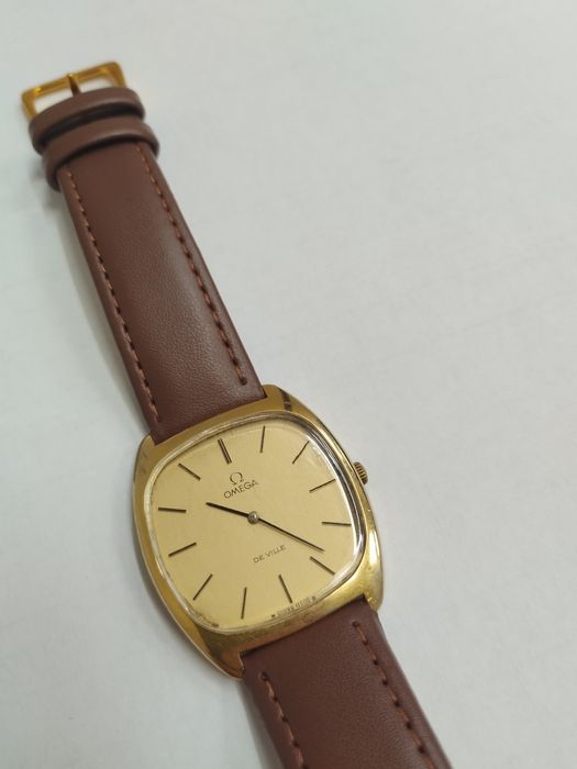 Omega De Ville. 111.039 Cal.625 złocony 20 mikronów