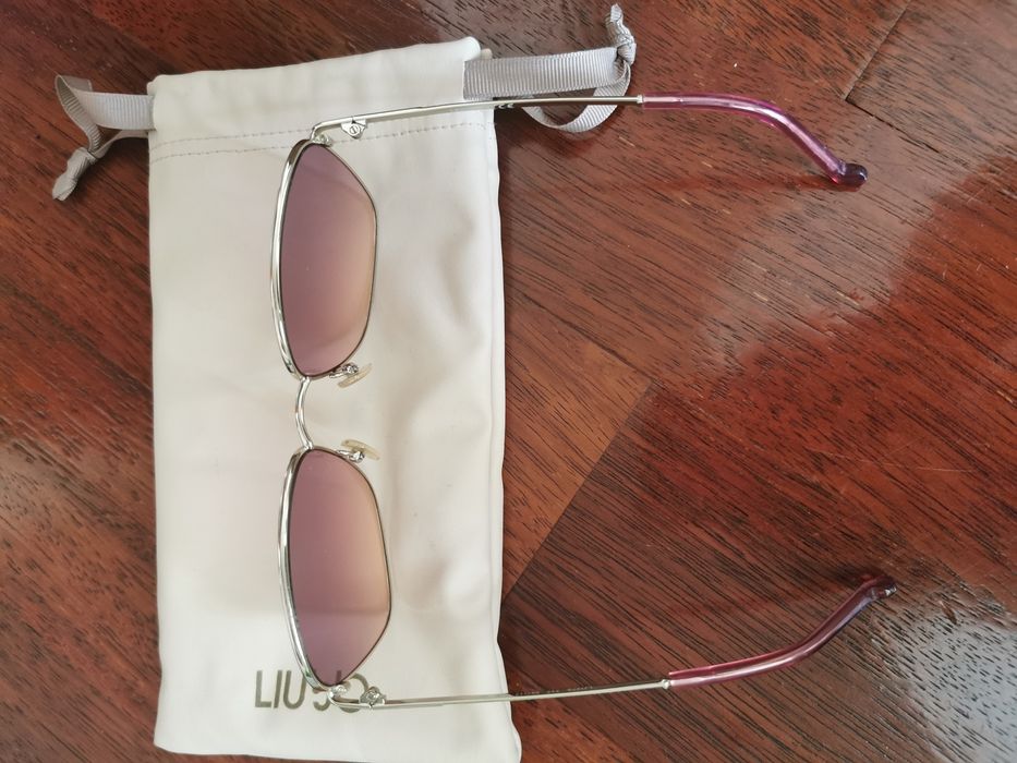 Różowe okulary przeciwsłoneczne Liu Jo