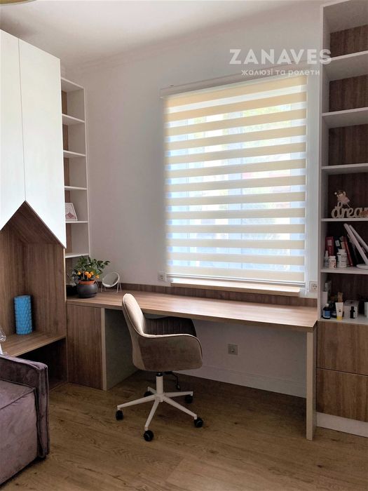 Тканевые ролеты, рулонные шторы, жалюзі день ніч стильне рішення