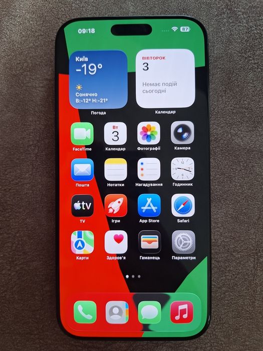 IPhone 16 pro max 256gb. фіз. сім