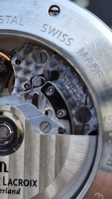 Zegarek Maurice Lacroix Pontos Chronographe Valgranges Czarny/Skóra Ø47 mm