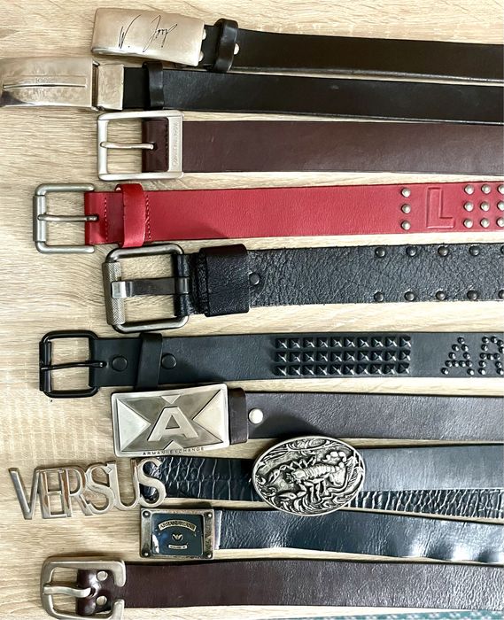 Кожаный ремень пояс Armani , Joop, Levis, Calvin Klein
