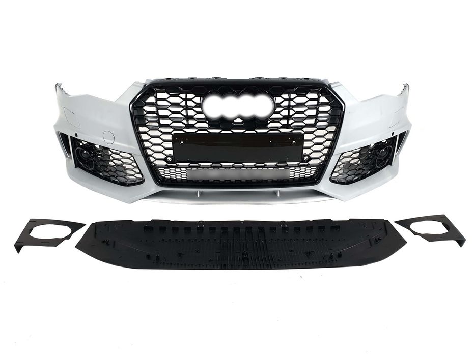 Передній бампер в стилі RS6 для Audi A6 C7 2014-2018