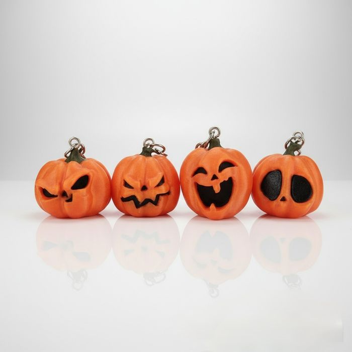 Продам Хеллоуїн гарбузи брелоки друк на 3д принтері