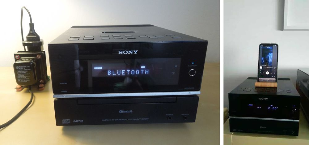 Aparelhagem Sony HCD-BX50BTi -  versão US - Canada - 120V 60Hz