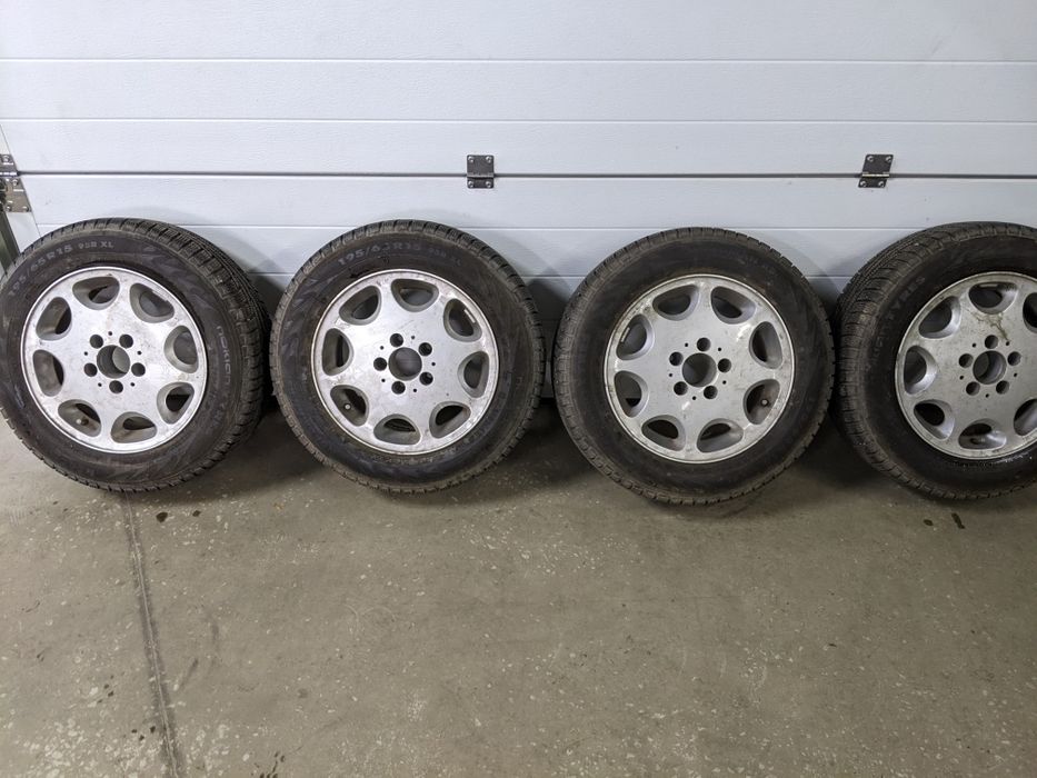 Диски із зимніми шинами Mercedes VW Skoda 5x112 195/65 r15