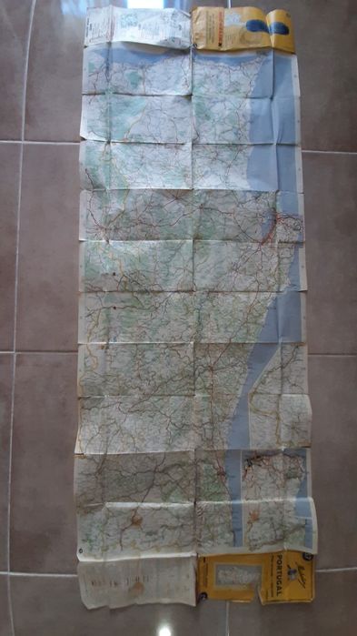 Mapa de   Portugal - Michelin 1967