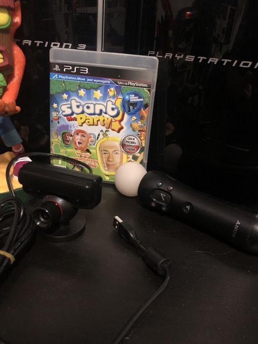 Zestaw PlayStation Move pad kontroler różdżka kamera PS3 i PS4 gra
